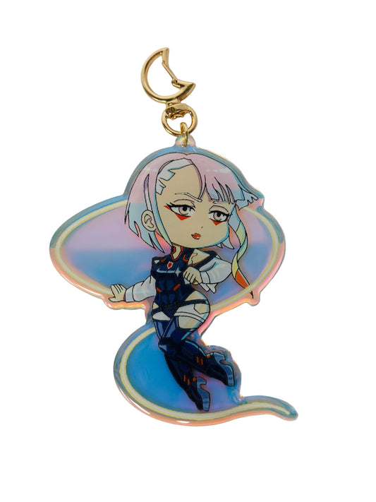 Lucy -Cyberpunk Edgerunners -Epoxy acrylic keychains