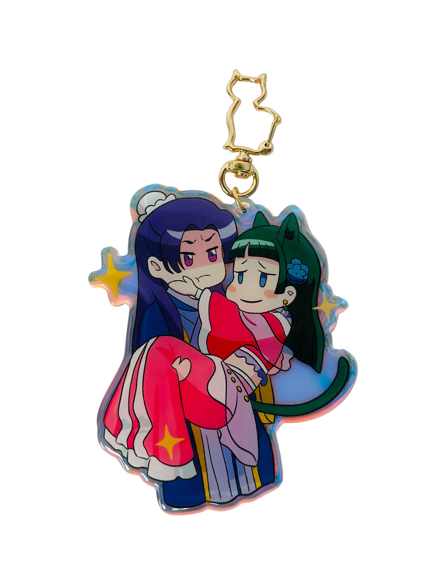 Jinshi and MaoMao -The Apothecary Diaries -Epoxy acrylic keychains