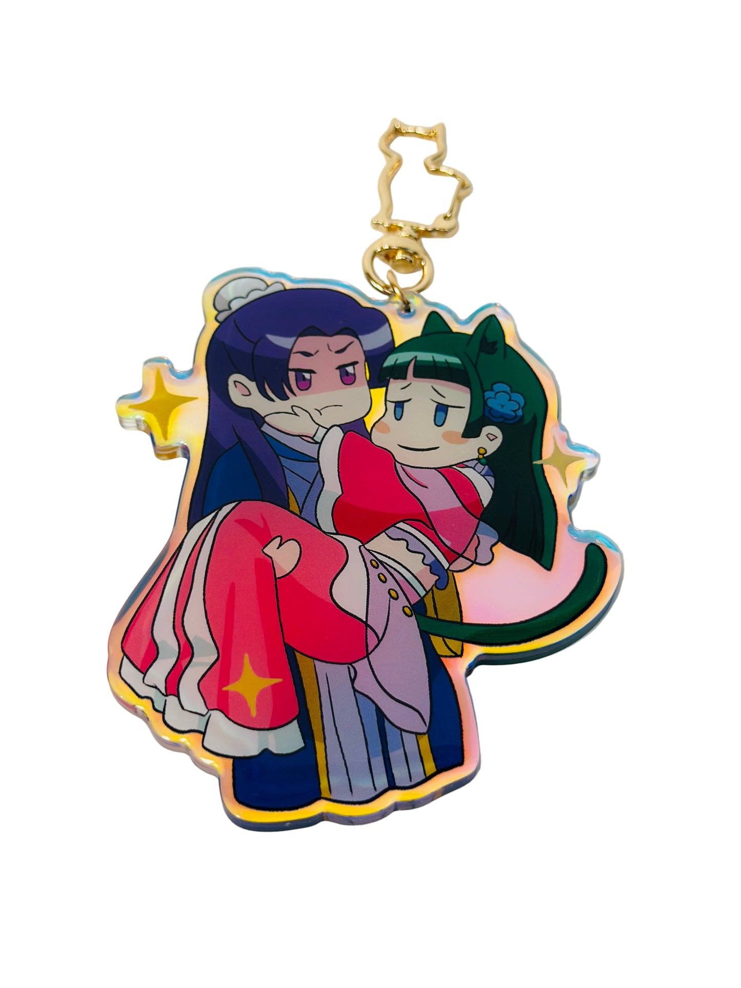 Jinshi and MaoMao -The Apothecary Diaries -Epoxy acrylic keychains