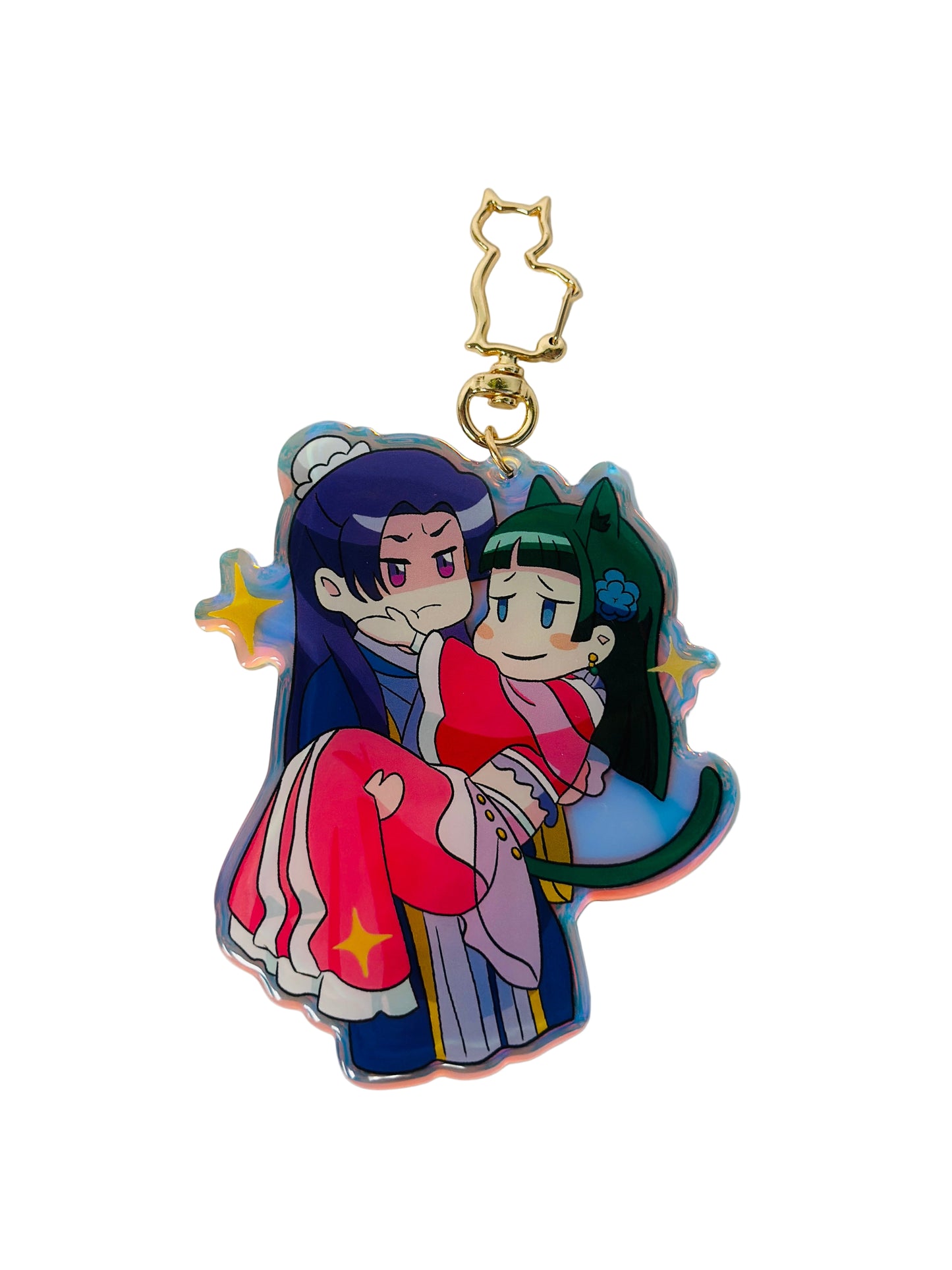 Jinshi and MaoMao -The Apothecary Diaries -Epoxy acrylic keychains