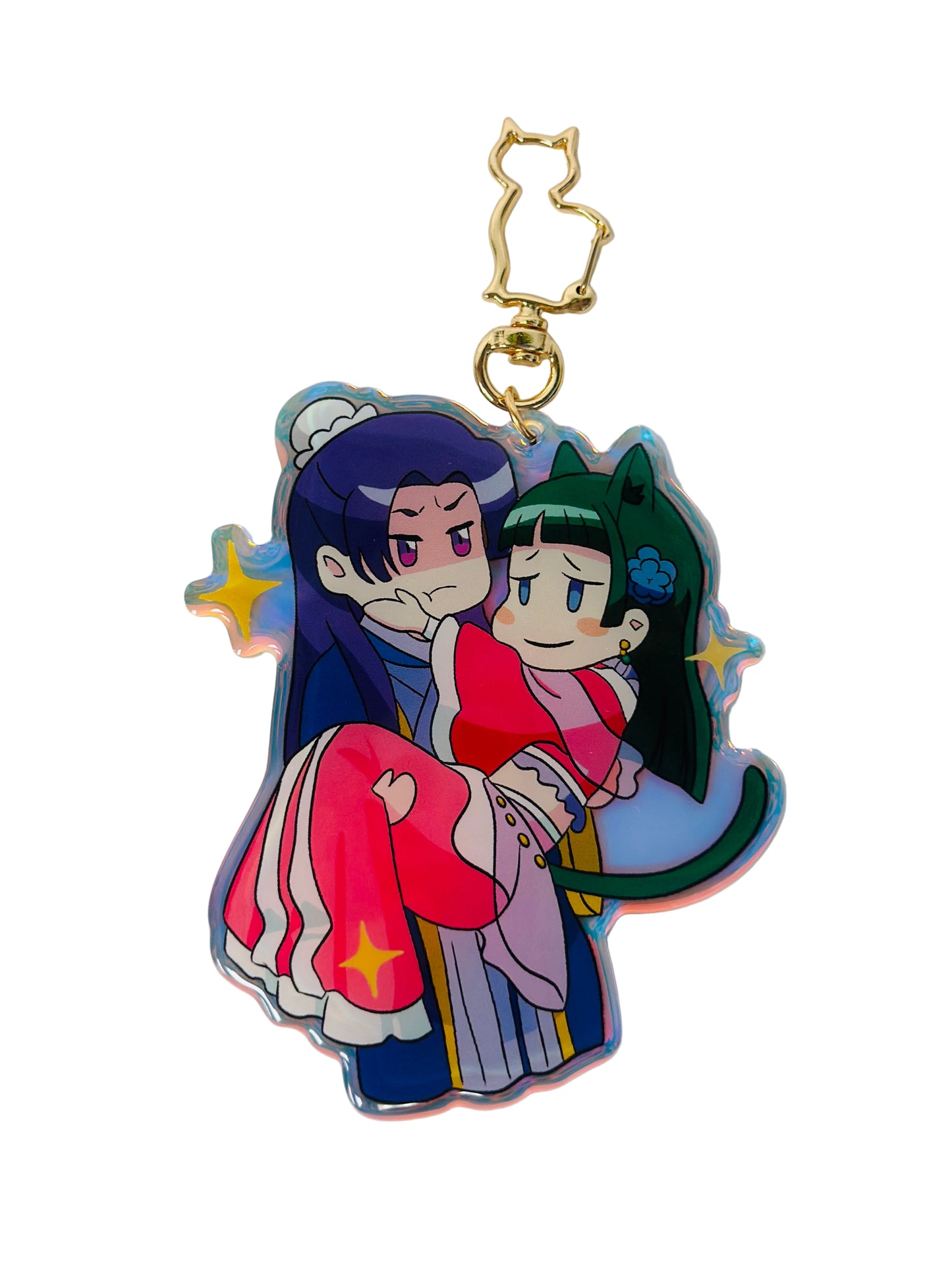 Jinshi and MaoMao -The Apothecary Diaries -Epoxy acrylic keychains