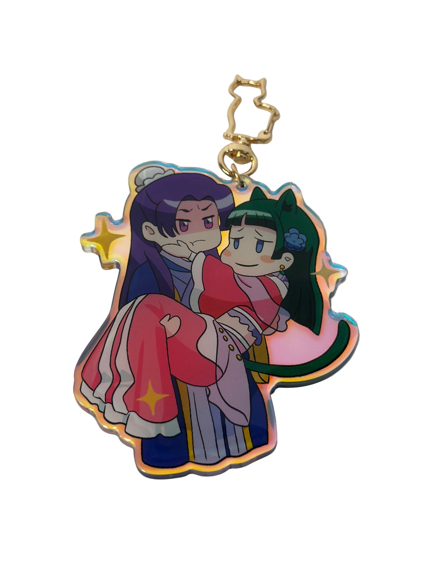 Jinshi and MaoMao -The Apothecary Diaries -Epoxy acrylic keychains