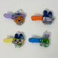 Tamagotchi Easter- Epoxy acrylic Hair Clips / Glitter finish
