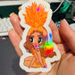 Orange Karol Showgirl Sticker