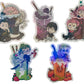 Jujutsu Kaisen Holiday Drink Holographic Waterproof Stickers
