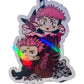Jujutsu Kaisen Holiday Drink Holographic Waterproof Stickers