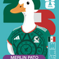 Merlin Duck Fan Sticker