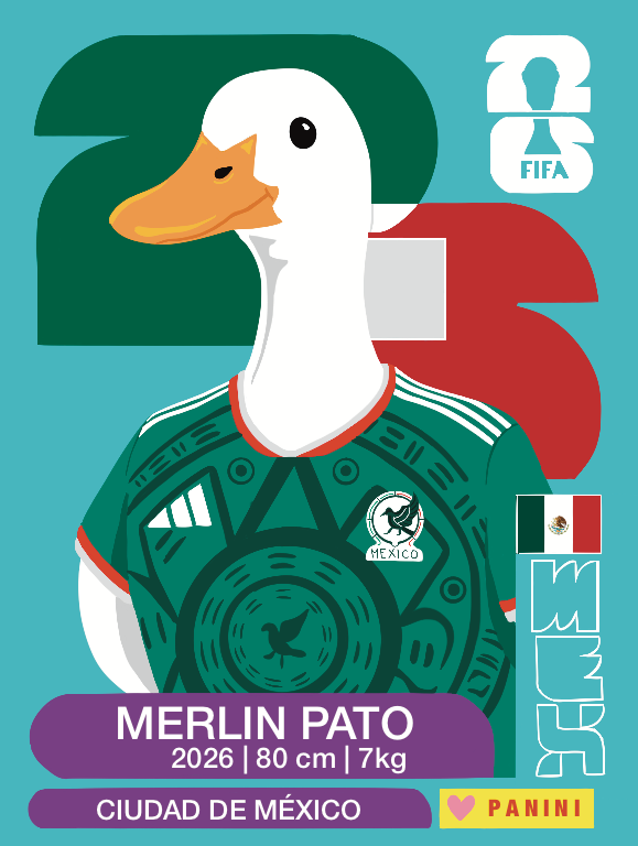 Merlin Duck Fan Sticker