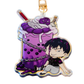 Toji Jujutsu Kaisen Holiday Drink -Epoxy Holographic Acrylic Keychains