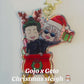 Geto Suguru X Gojo Saturo Christmas- Jujutsu Kaisen- Epoxy Holographic Acrylic Keychain