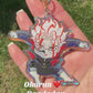 Okarun- Dandadan- Keychain Epoxy acrylic keychains / Rainbow finish