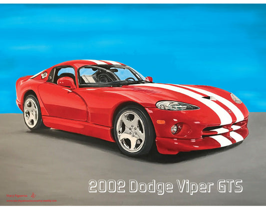 2002 Dodge Viper GTS Red