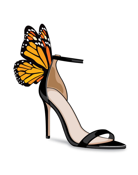 Monarch Butterfly Heels