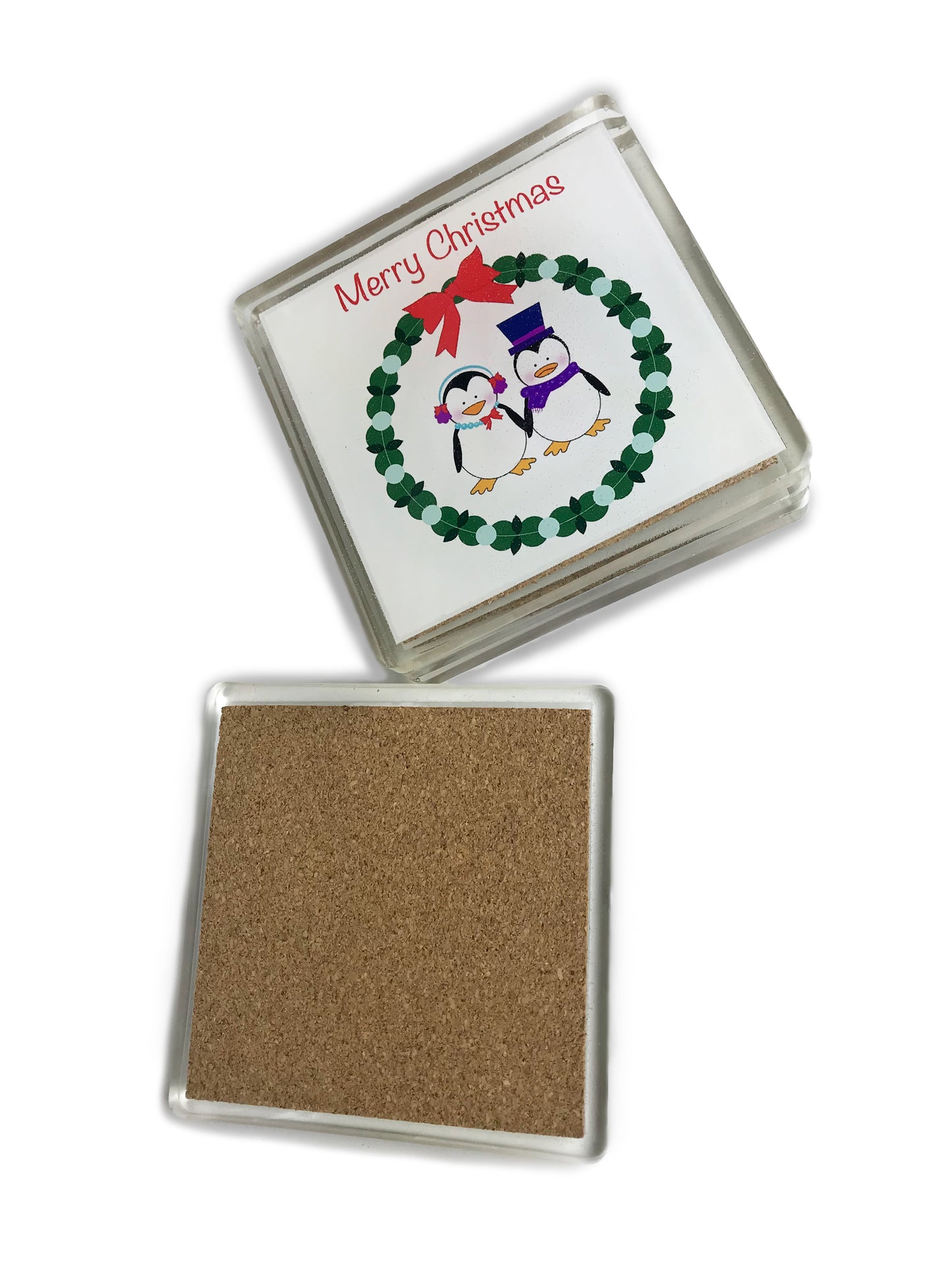 Christmas Penguin Coaster