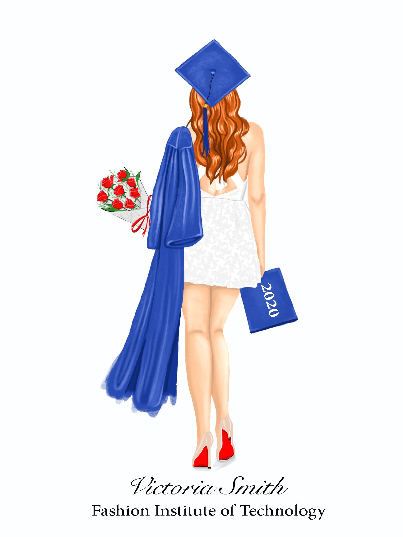 Student Graduate Class of 2020 Red Hair