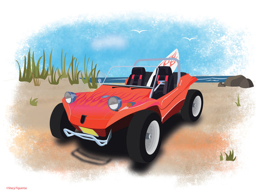 Dune Buggy on the Beach