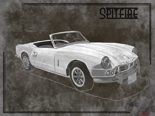 Gray Vintage Spitfire