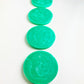 Green Tie Dye Coasters