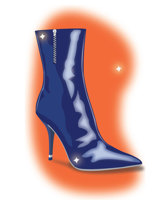 Latex Bootie