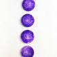 Purple and White Tie Dye Coaster