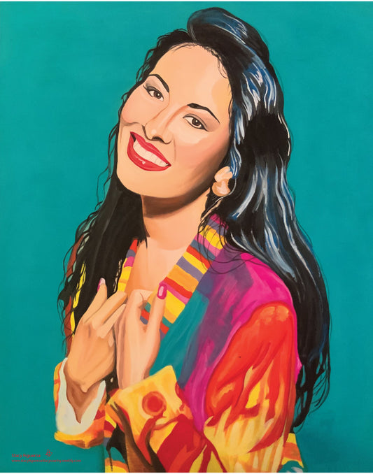 Selena Turqouise Background