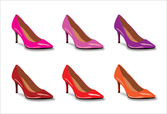 Variation Red Hot Pinks Classic Heels